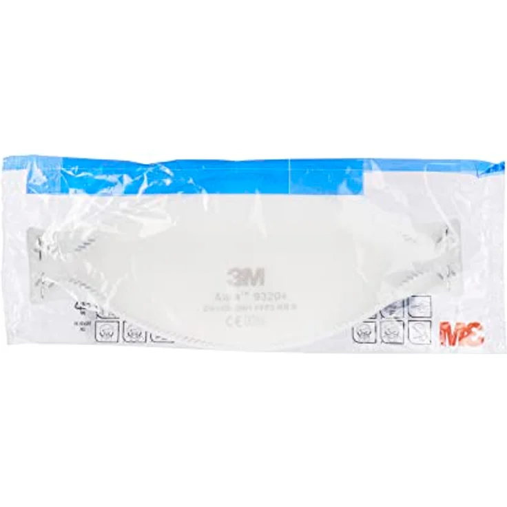 3M Aura 9320+ FFP2 20 Stück, Faltmaske, 3-teiliges Design für Tragekomfort und problemloses Sprechen – Bild 6