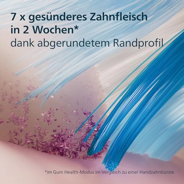 PHILIPS Sonicare G3 Premium Gum Care, Original Ersatzbürstenköpfe, Weiß, 4er-Pack, HX9054/87, bis zu 7x gesünderes Zahnfleisch, entfernt bis zu 10-mal mehr Plaque, Sonicare Technologie, BrushSync Funktion – Bild 4