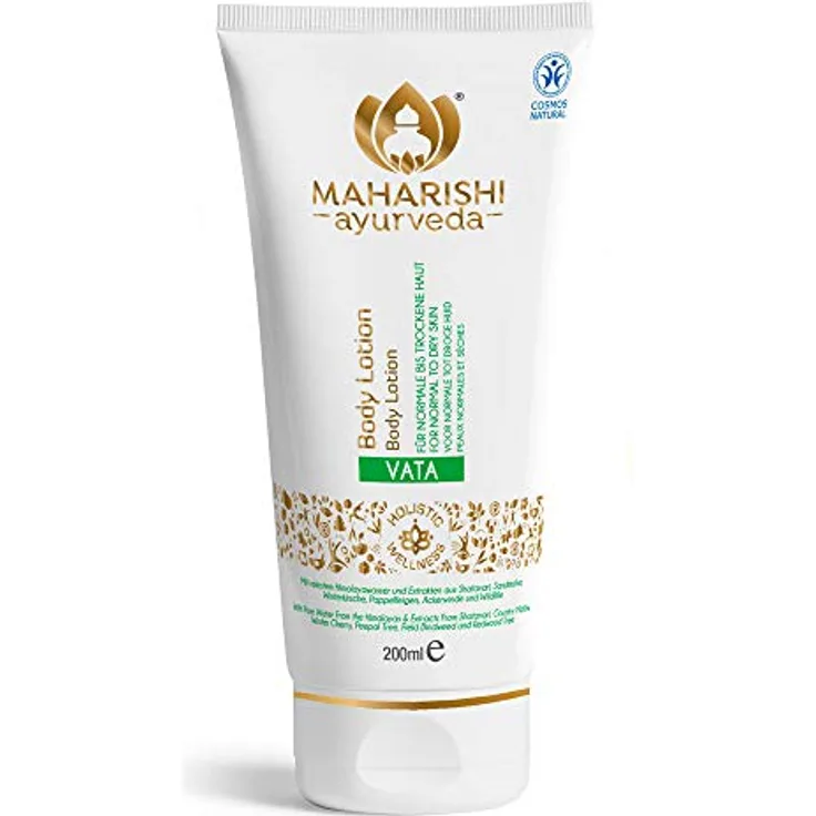 Maharishi Ayurveda Vata Body Lotion Ayurveda Dermatologisch Allergologisch Getestet 200 ml Lotion Pack von 1