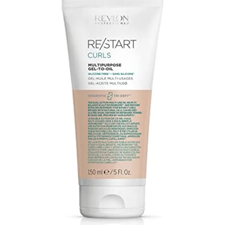 REVLON PROFESSIONAL RE/START Curls Multipurpose Gel-To-Oil, leichtes Gel für lockiges Haar, 150 ml