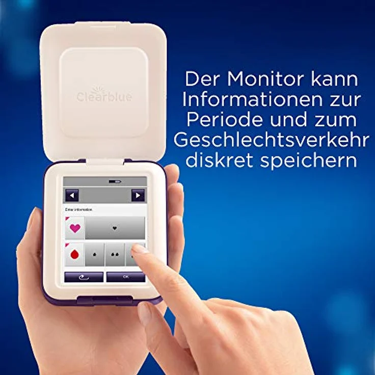 Clearblue Kinderwunsch Fertilitätsmonitor: Zykluscomputer für Eisprung - Preisvergleich – Bild 9