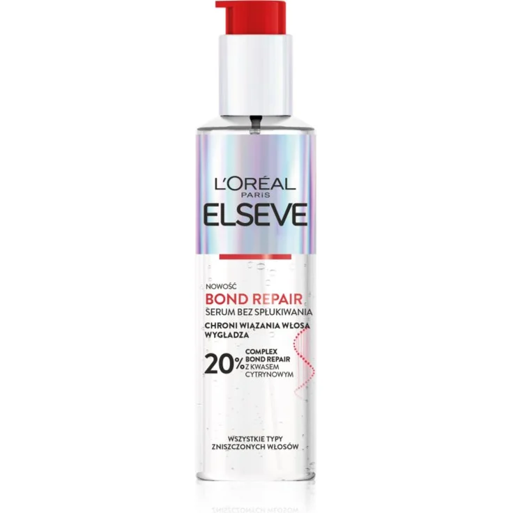L’Oréal Paris Elseve Bond Repair, spülfreie Pflege für beschädigtes Haar, 150 ml, Leave-in Conditioner mit intensiver Feuchtigkeit und Glanz