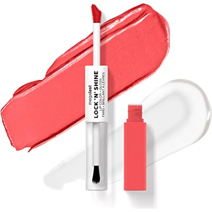 Wet n Wild MegaLast Lock n' Shine Lippenstift, hochglänzend, langanhaltend, Farbton Shining Hibiscus, 8 ml – Bild 1
