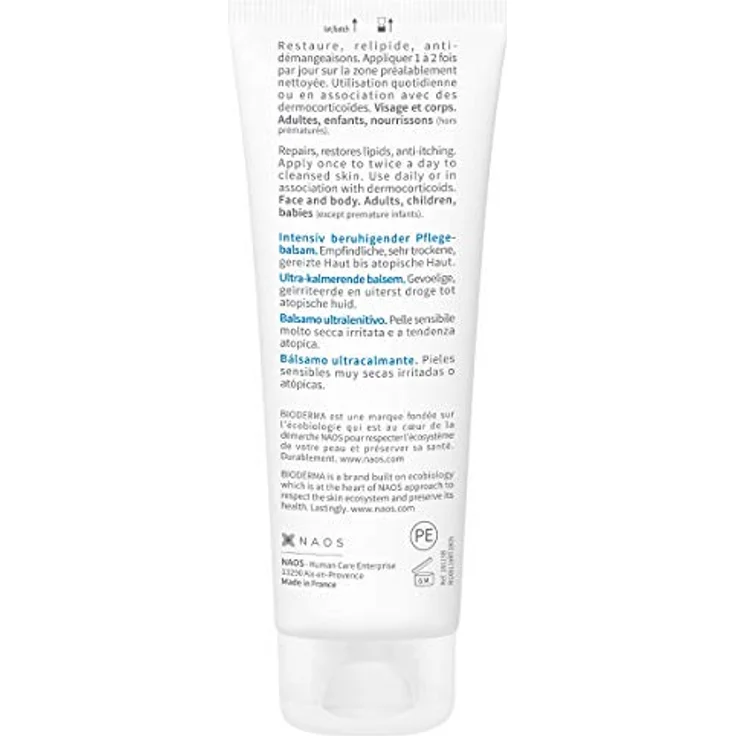 Bioderma Atoderm Intensive Creme bei Neurodermitis Gesichtscreme 75 ml mit pflegender Wirkung – Bild 4