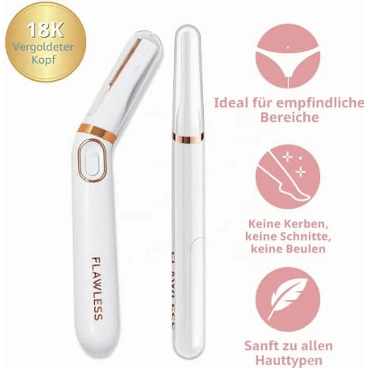 Flawless Elektrischer Epilierer FINISH, 100% natürliche Körperpflege, EU-Stecker – Bild 3