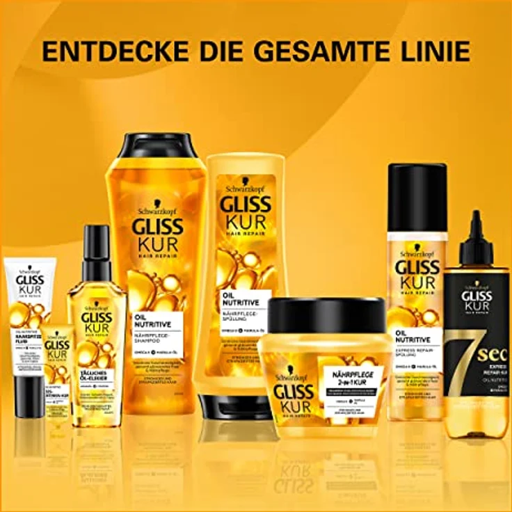 Gliss Kur Haarspitzenfluid Oil Nutritive (50 ml), für bis zu 96 % weniger Spliss und langanhaltend versiegelte Spitzen, speziell für strohiges & strapaziertes Haar – Bild 4