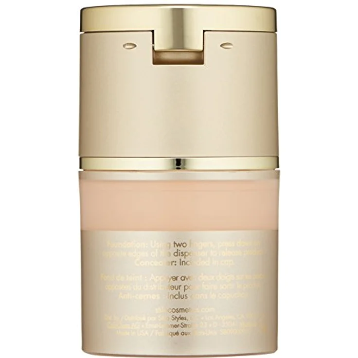 Stila Stay All Day Foundation & Concealer, 30 ml, hochauflösende matte Grundierung, beige 4 – Bild 4