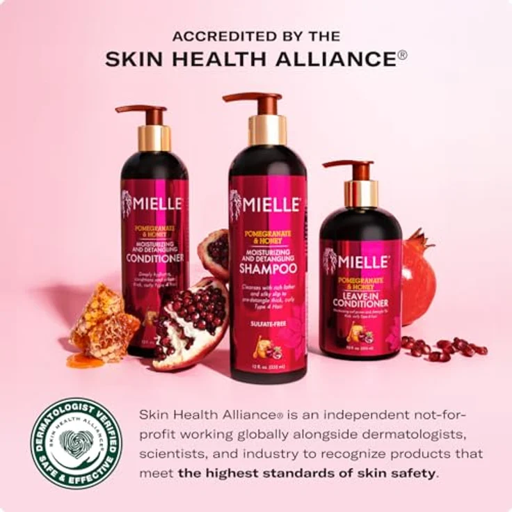 Mielle Pomegranate & Honey, feuchtigkeitsspendender Conditioner für leichte Kämmbarkeit, 355 ml, stärkt Haarfasern und verhindert Haarbruch – Bild 2