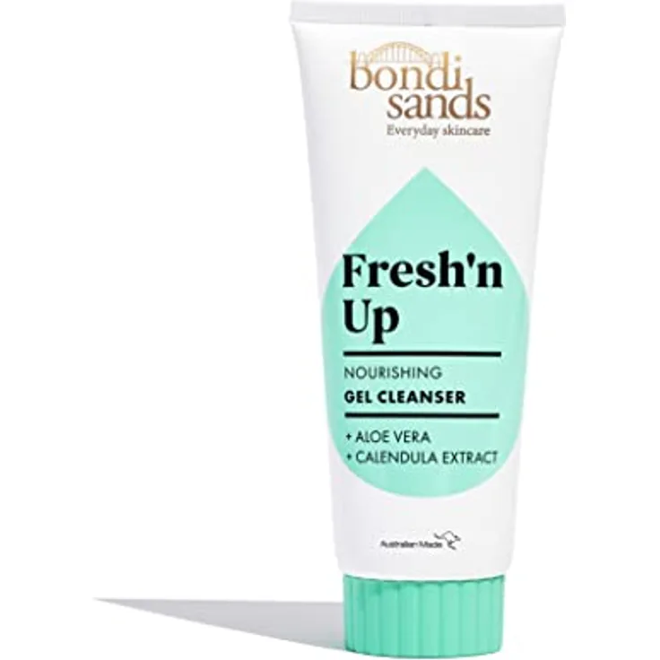 Bondi Sands - Fresh'n Up Gel Cleanser - Mildes Reinigungsgel für das Gesicht mit Aloe Vera, Make-Up-Entferner für Empfindliche Haut, vegan, 150ml