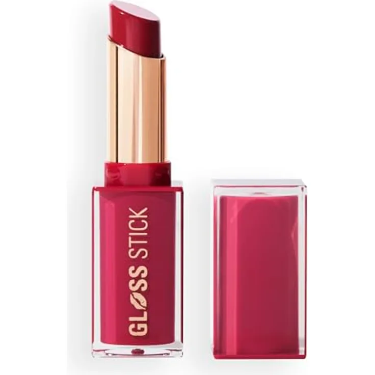 Revolution Pout Lip Gloss, Hochglänzendes Lippen-Gloss mit Hyaluronsäure und Vitamin E, Vegan & Tierversuchsfrei, 3g, Sour Berry