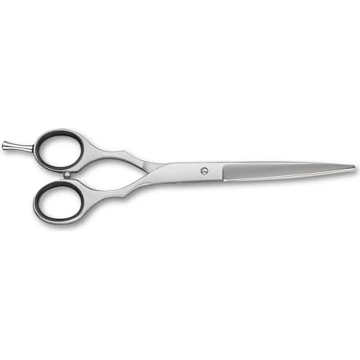 Victorinox Coiffeurschere, 17 cm, extra scharf, rostfreie Stahlklingen, mit Fingerstütze, Silber – Bild 2