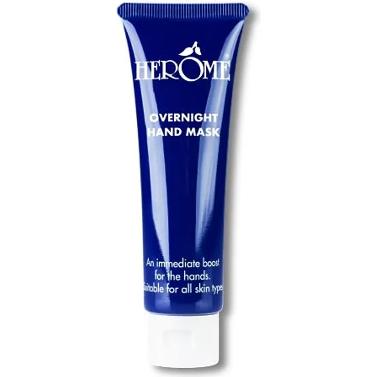 Herome Handmaske Für Nachts (Overnight Hand Mask) - Beruhigt, Pflegt Und Repariert Trockene Hände. Ideal für Menschen, die tagsüber ihre Hände nicht pflegen können. - 40ml.