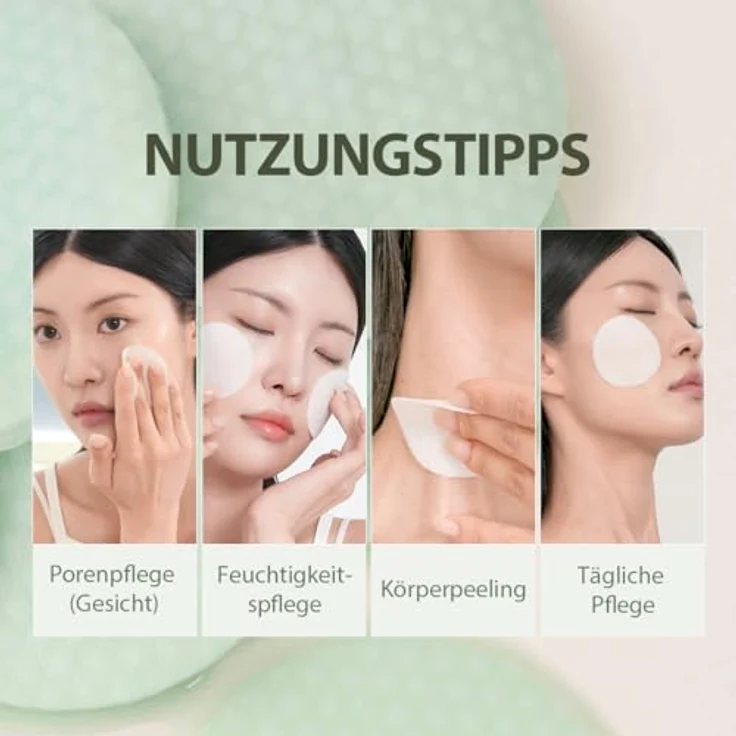 Mizon Pore Fresh, Gesichtsreinigung Peeling Toner Pad mit AHA, BHA und PHA, 60 Stück, 60 ml – Bild 8
