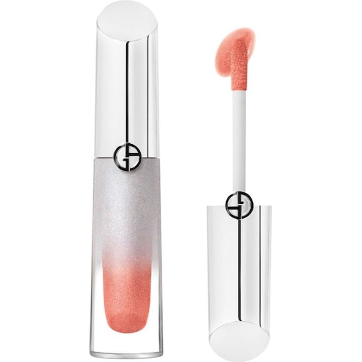 Armani Icy Plumper Lipgloss, 3,5 ml, für aufgepolsterte Lippen mit multidimensionalem Schimmer, Duft von Pistazie und Minze