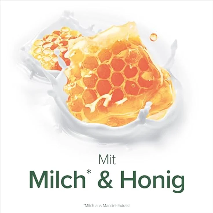 Palmolive Duschgel Naturals Honig & Milch, Cremedusche mit 95% natürlichen Inhaltsstoffen, 6 x 250 ml – Bild 4