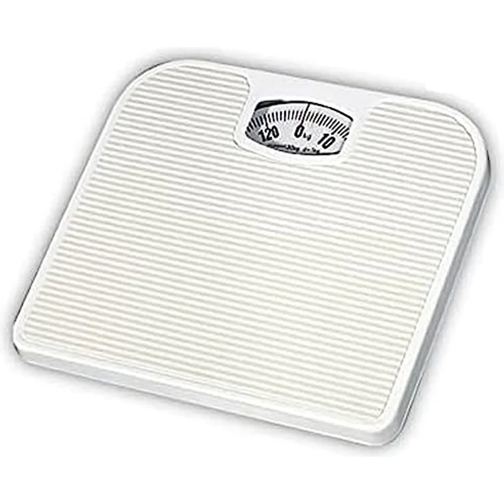 EDM Pèse Personne Analogique, Personenwaage aus Polypropylen, 130 kg, 24 x 26 x 4 cm