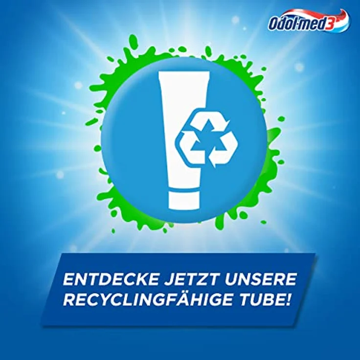 Odol-med3 SENSES revitalising Eukalyptus, Limette & Minze Zahnpasta, 1 Stk. – Bild 8