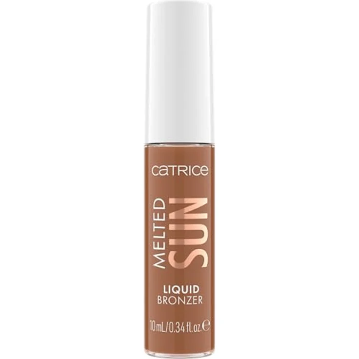 Catrice Melted Sun Liquid Bronzer, Nr. 025, Braun, langanhaltend, definierend, hochpigmentiert, natürlich, matt, vegan, ölfrei, ohne Parfüm, ohne Alkohol, 1er Pack (10ml) – Bild 2