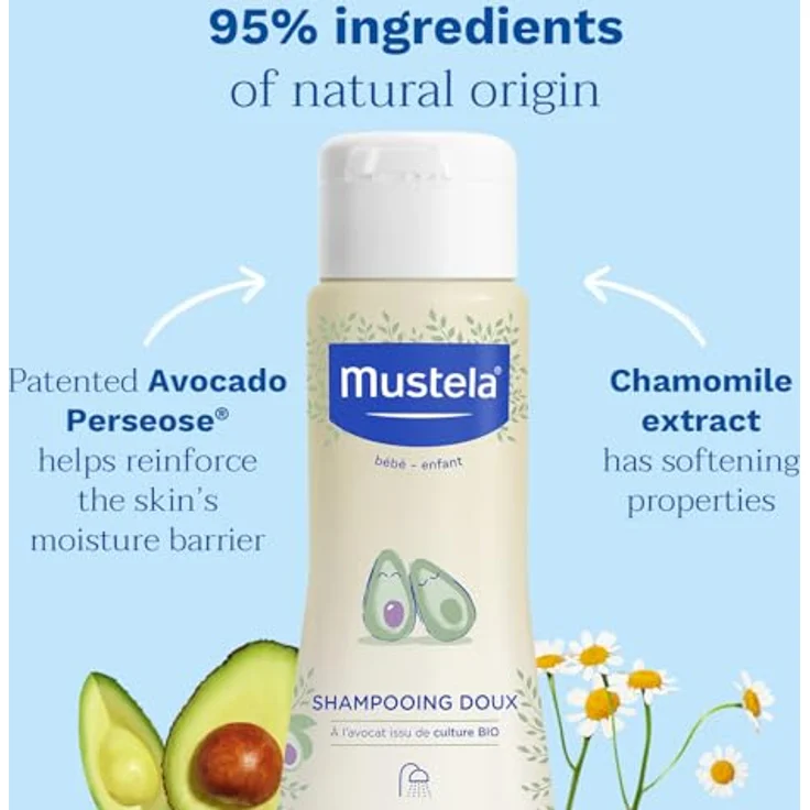 Mustela Gentle Shampoo 200ml – Bild 3
