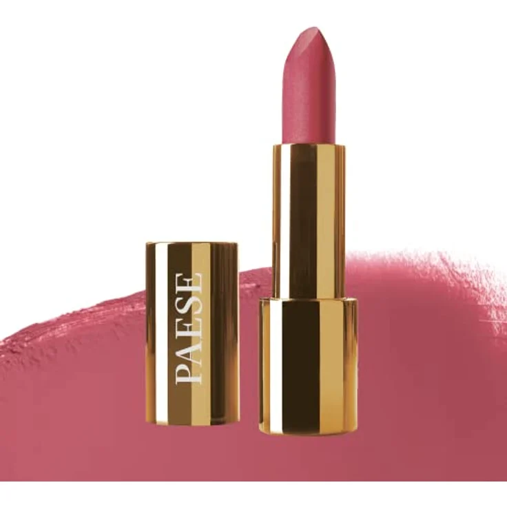 Paese Mattologie Lippenstift, Matte Lippenfarbe 105 Pfirsich Nackt, 4,3 g mit pflegenden Vitaminen – Bild 2