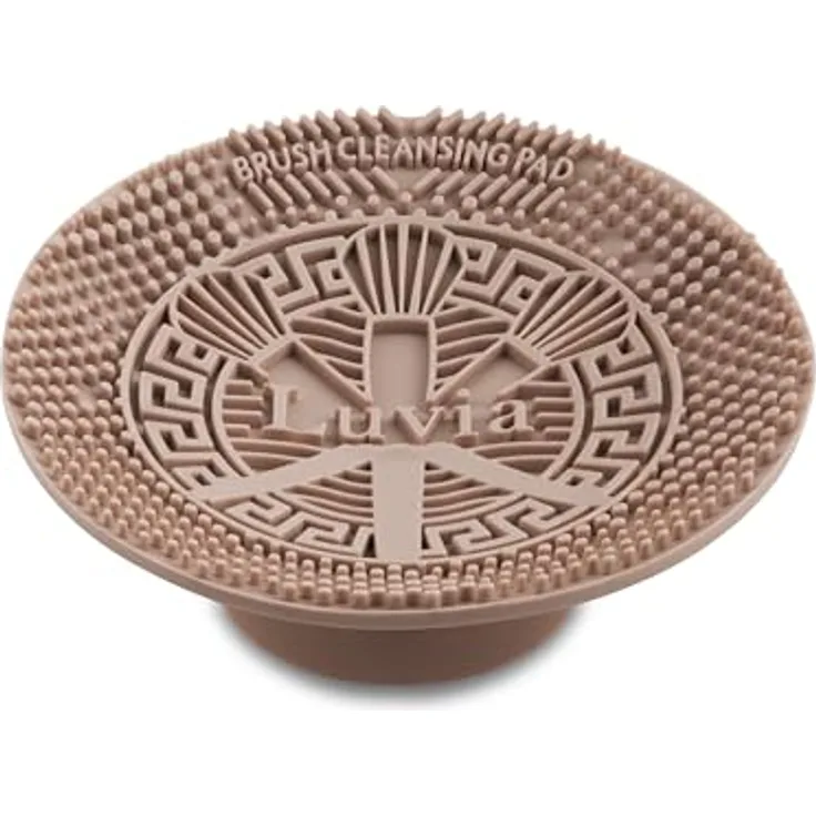 Luvia Cosmetics Brush Cleansing Pad, Silikonwerkzeug zur Pinselreinigung, Farbe Coffee, 1 St.