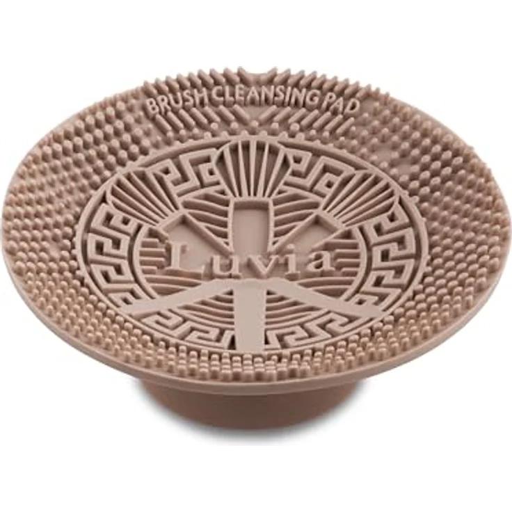 Luvia Cosmetics Brush Cleansing Pad, Silikonwerkzeug zur Pinselreinigung, Farbe Coffee, 1 St. – Bild 1