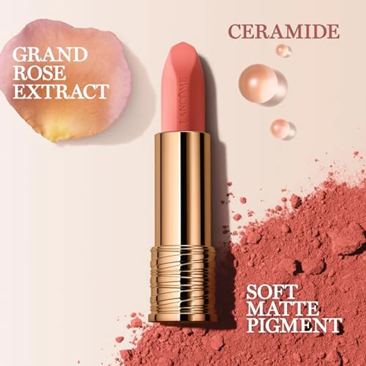 Lancôme L'Absolu Rouge Intimatte 2025, Cremiger Lippenstift mit Matt-Effekt, Farbton 888, 3.4 g – Bild 3