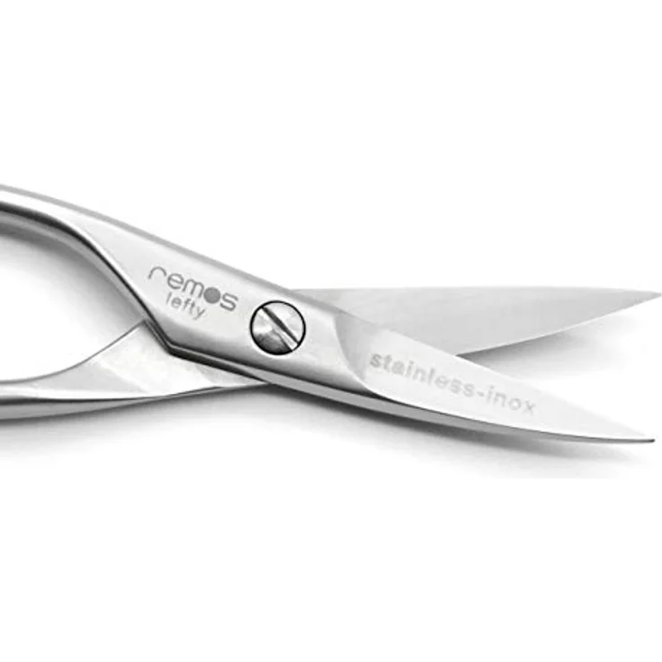 REMOS Nagelschere Linkshand, 9.5 cm Edelstahl [INOX], für Fingernägel und dünne Fußnägel, gebogene Klinge, nachstellbar – Bild 4
