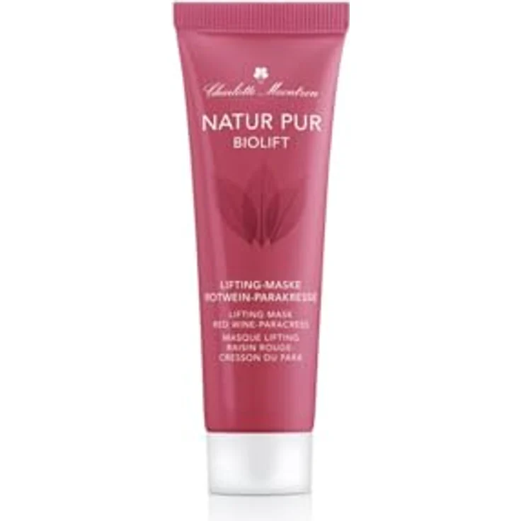 Charlotte Meentzen Natur Pur BIOLIFT Lifting-Maske, 30 ml mit Rotwein- und Parakresse-Extrakt, feuchtigkeitsspendend und faltenreduzierend – Bild 1