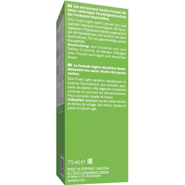 Weleda Skin Food Light Leichte Feuchtigkeitscreme Für Trockene Haut 75 ml Tagespflege, für Damen und Herren – Bild 2