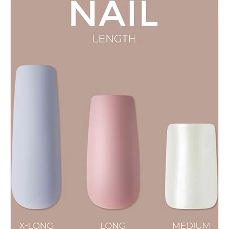 KISS Gel Fantasy High Volume Gel künstliche Fingernägel Hold Me Closer 28 St. Maniküre-Set für Damen – Bild 3