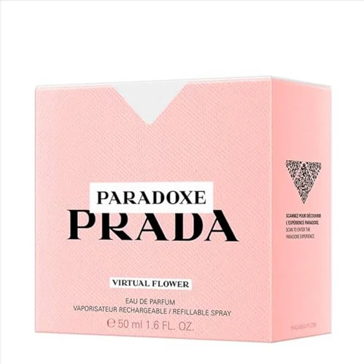 Prada Paradoxe Virtual Flower for Women Eau de Parfum, 45 ml, nachfüllbar - Blumiger Duft mit modernem Twist – Bild 2