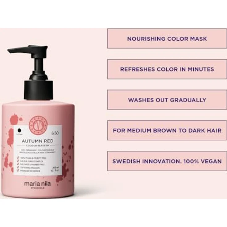 Maria Nila Colour Refresh Autumn Red 6.60 300 ml – Bild 2