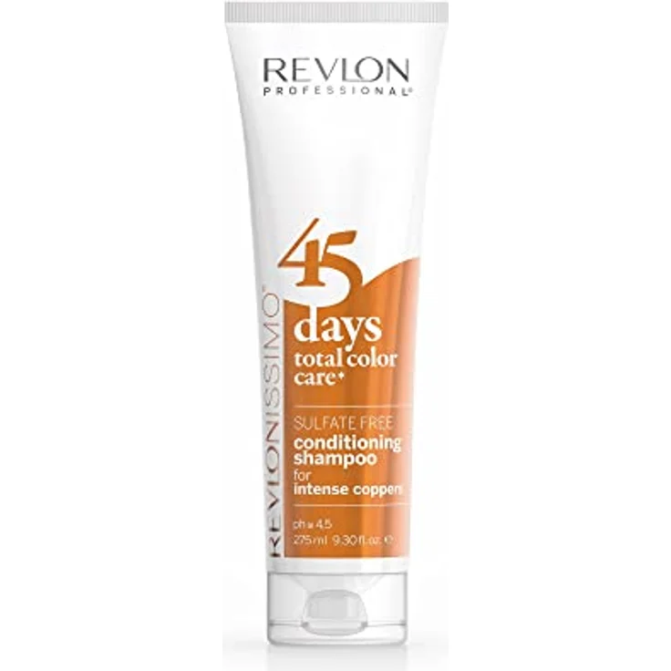 Revlon Revlonissimo 45 Days Total Color Care Sulfate Free Conditioning Shampoo Intense Copper 275 ml – Bild 2