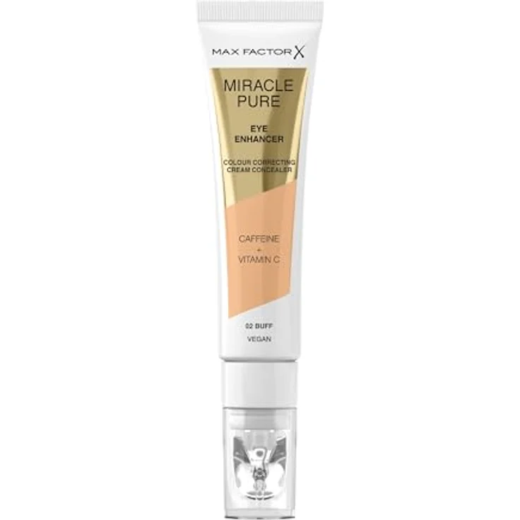 Max Factor Miracle Pure cremiger Korrektor, gegen Schwellungen und Augenringe, Farbton 02 Buff, 10 ml – Bild 1