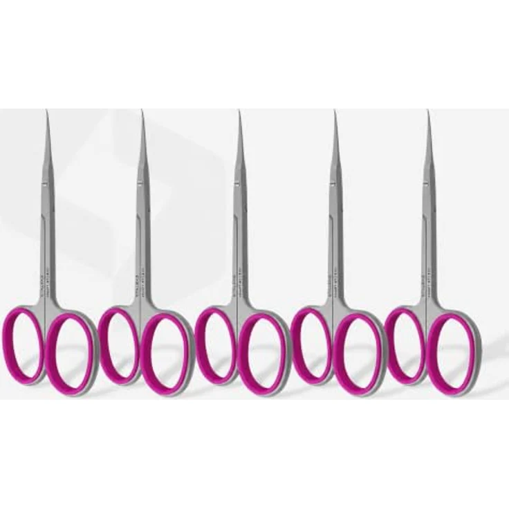 STALEKS PRO Smart 41/3, Nagelhautschere mit Haken aus Edelstahl, ergonomische Griffe, steriliserbar, 5 St. – Bild 1