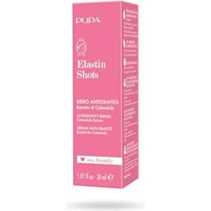 PUPA ELASTIN SHOTS - SIERO ANTIGRAVITÀ, 30 ML - Innovatives Serum für verbesserte Hautelastizität – Bild 2