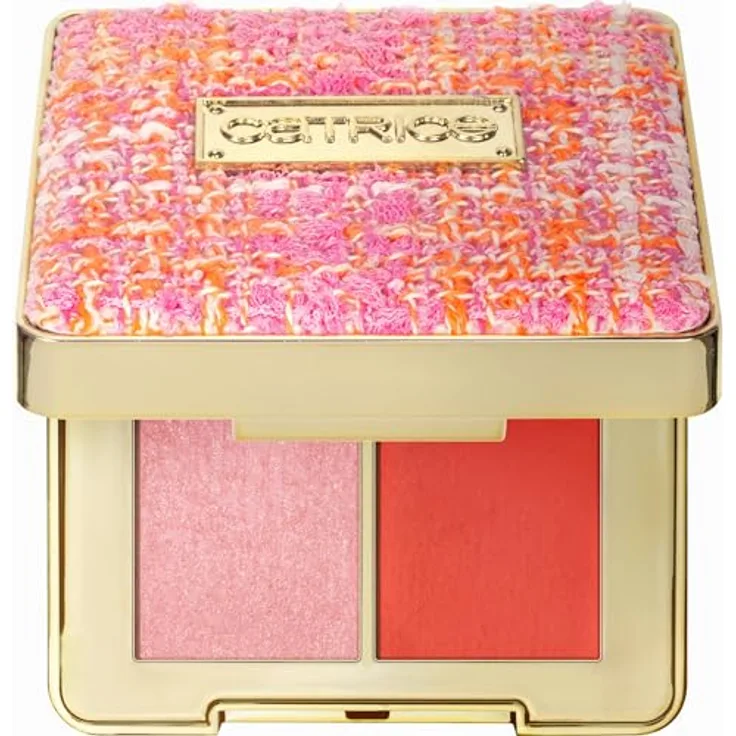 Catrice SPRING AND THE CITY Eye & Cheek Glow Complex Blush, 6,4 g C01, Rosé & Rooftops, 2-in-1 Palette mit Highlighter und semi-mattem Blush