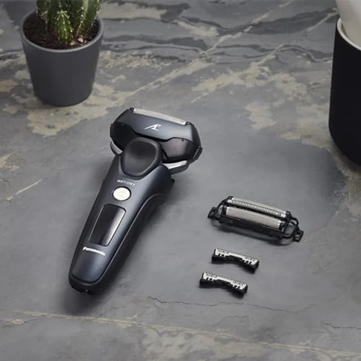 Panasonic WES9015, Ersatzscherblatt und Schermesser für Rasierapparat, Edelstahl, schwarz/silber, kompatibel mit ES-LT2N, ES-LT4N, ES-LT6N – Bild 7