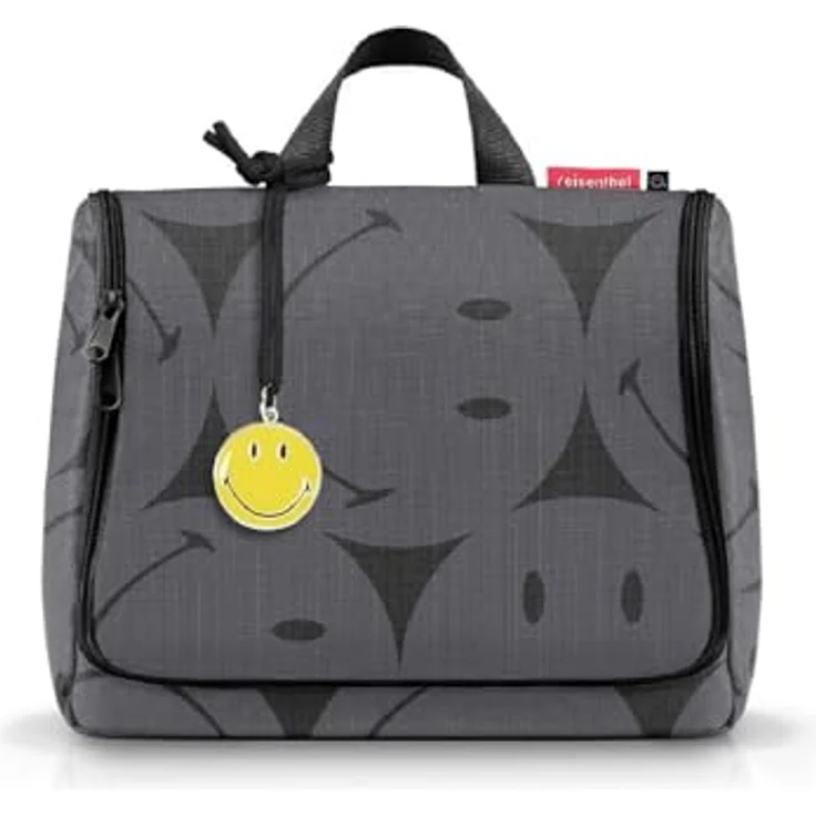 REISENTHEL® Kulturbeutel toiletbag XL, geräumige Waschtasche mit 1 Hauptfach, 4 Stecktaschen, Haken und Spiegel, reißfestes Polyester, blau – Bild 1