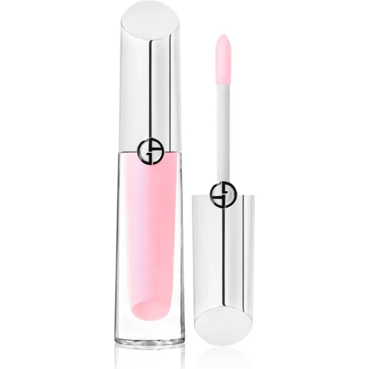 Armani Prisma Glass Lipgloss Farbton 08 Sugar Halo, 3,5 ml, hochglänzender Lipgloss mit feuchtigkeitsspendender Formel für pralle Lippen