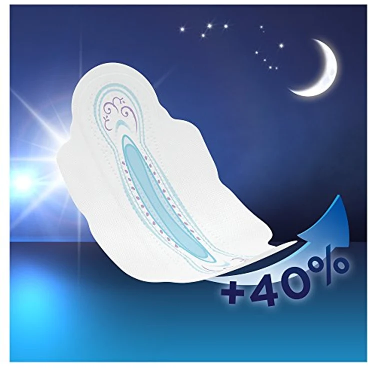 Always Ultra Night Damenbinden Gr.3 mit Flügel mit InstantDry-System SecureGuard-Konturen für zusätzliche Sicherheit geruchsneutralisierende Technologie 10 Stück – Bild 4