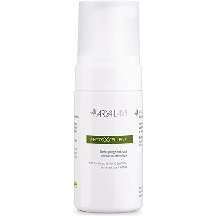 ARYA LAYA PhytoXcellent Reinigungsmousse, 100 ml - mit Mizellentechnologie: reinigt sanft & porentief, verfeinert das Hautbild, vegan