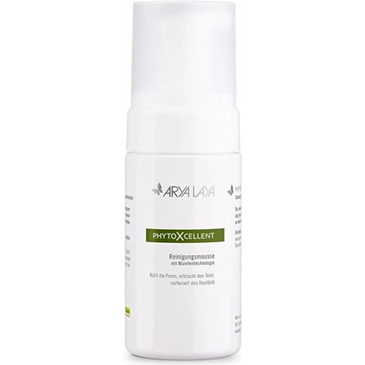 ARYA LAYA PhytoXcellent Reinigungsmousse, 100 ml - mit Mizellentechnologie: reinigt sanft & porentief, verfeinert das Hautbild, vegan – Bild 1