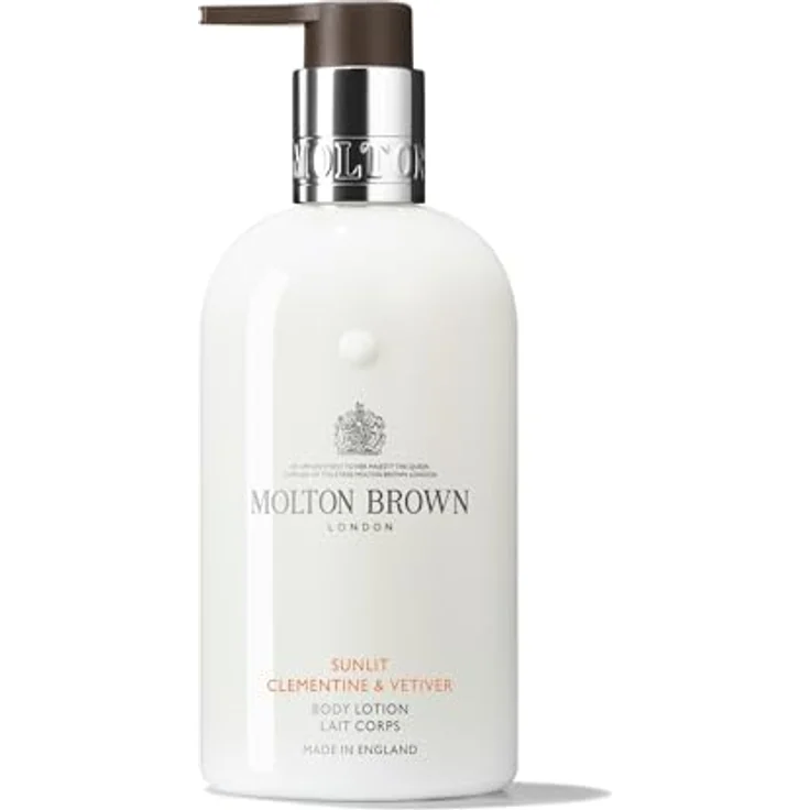 Molton Brown Sunlit Clementine und Vetiver Bodylotion 300 ml - Feuchtigkeitsspendende Lotion mit sonnendurchflutetem Zitrusduft – Bild 1