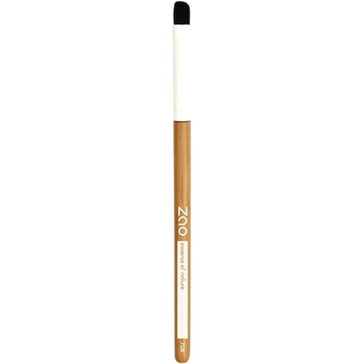 Zao Lippenpinsel Lip Brush, präziser Make-up-Pinsel aus nachhaltigem Bambus mit hochwertigen synthetischen Borsten
