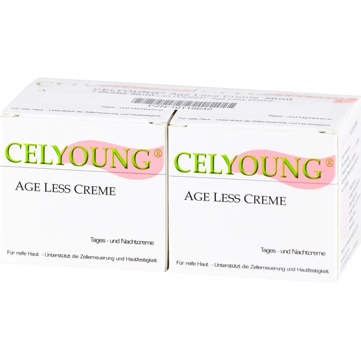 Celyoung Gesichtscreme Age Less, 24h Creme zur Hautverjüngung mit Paradiesapfelextrakt, 100 ml