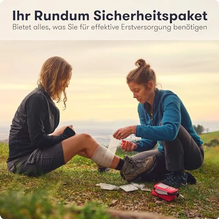 Purahelp Erste-Hilfe-Set Mini - Kompakt & Leicht - für Reisen, Outdoor, Camping, Fahrrad, (51 St), Reiseapotheke Erste Hilfe Set Outdoor – Bild 7