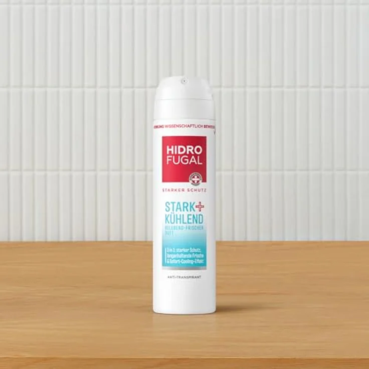 Hidrofugal STARK + KÜHLEND Spray, Antitranspirant Deo mit Sofort-Cooling-Effekt, Aloe Vera, alkoholfrei, 150 ml – Bild 3