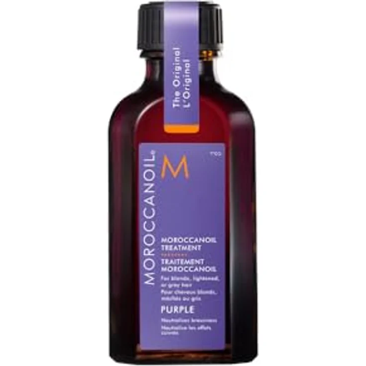 Moroccanoil Lila Behandlung Haaröl für blondes Haar, 50 ml - Kühlend, bequem und langlebig – Bild 1